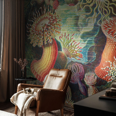 Fototapet la comandă pentru living Fancy anemoner