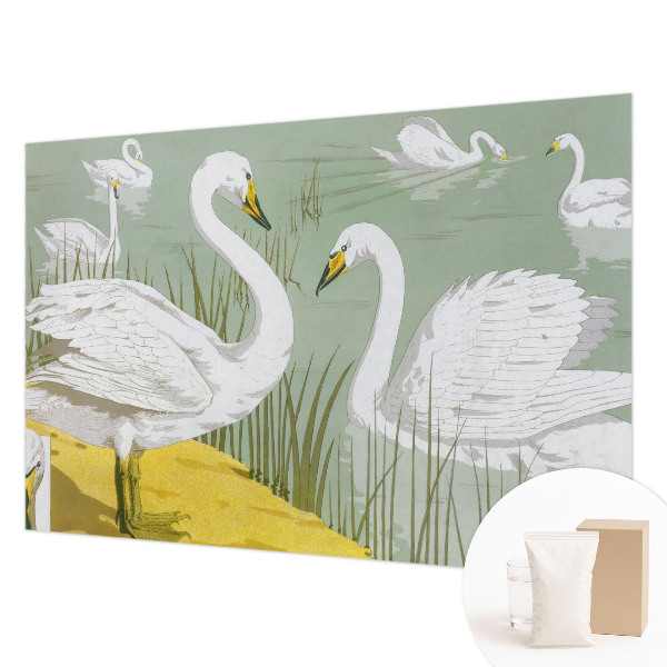 Fototapet la comandă pentru dormitor Svanesøen