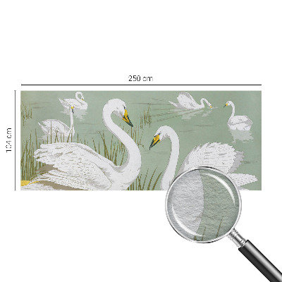 Fototapet la comandă pentru dormitor Svanesøen