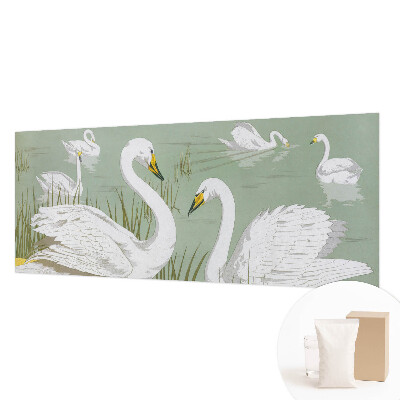 Fototapet la comandă pentru dormitor Svanesøen