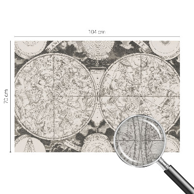 Fototapet pentru dormitor Stjernekort