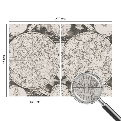 Fototapet pentru dormitor Stjernekort