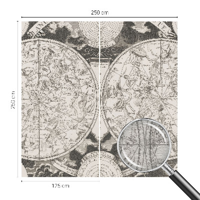 Fototapet pentru dormitor Stjernekort