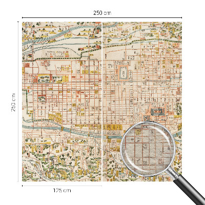 Fototapet Antik kort