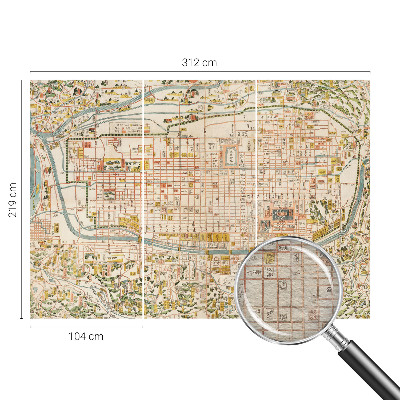 Fototapet Antik kort