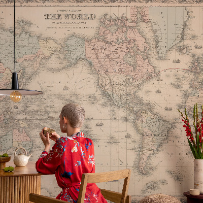 Fototapet vlies Historisk kort