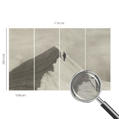 Fototapet vlies pentru living Ensom klatrer