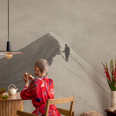 Fototapet vlies pentru living Ensom klatrer