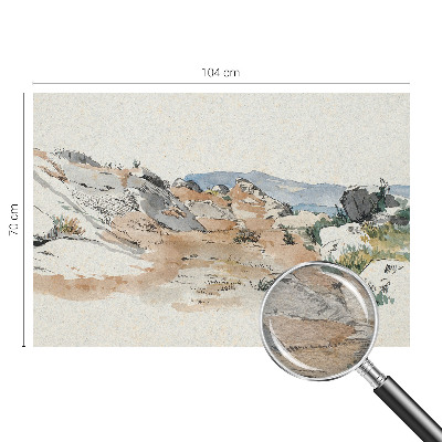 Fototapet decorativ pe perete Klippelandskab