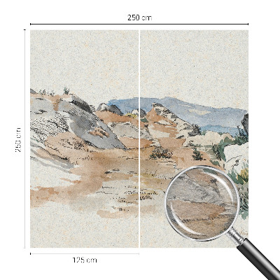 Fototapet decorativ pe perete Klippelandskab