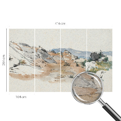 Fototapet decorativ pe perete Klippelandskab