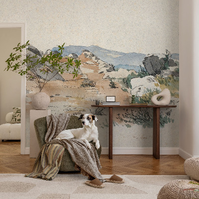 Fototapet decorativ pe perete Klippelandskab