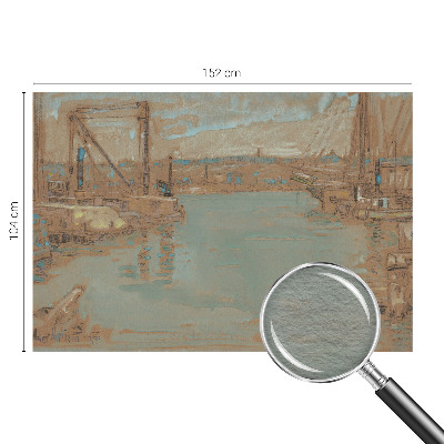 Fototapet modern Udsigt over havnen