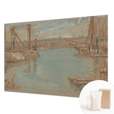 Fototapet modern Udsigt over havnen