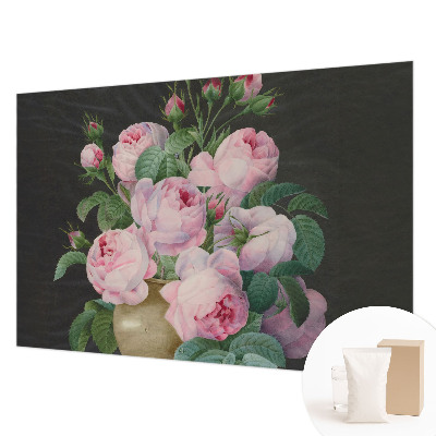 Fototapet la comandă pentru living în stil floral elegant