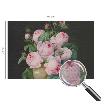 Fototapet la comandă pentru living Blomsteragtig elegance