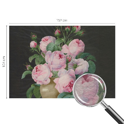 Fototapet la comandă pentru living Blomsteragtig elegance