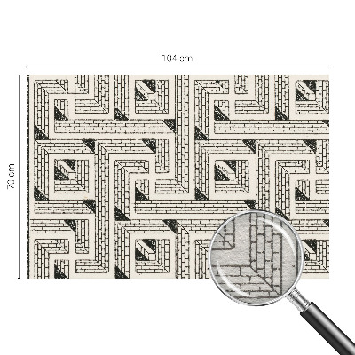 Fototapet modern la comandă Murstenslabyrint