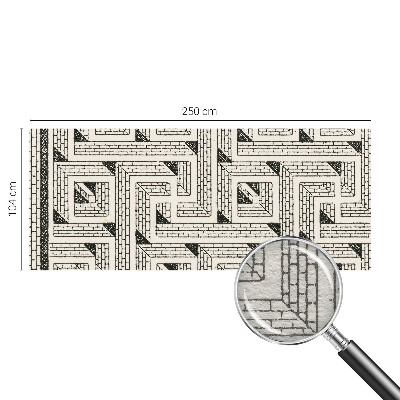 Fototapet modern la comandă Murstenslabyrint