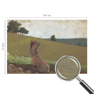 Fototapet la comandă pentru dormitor En stille scene