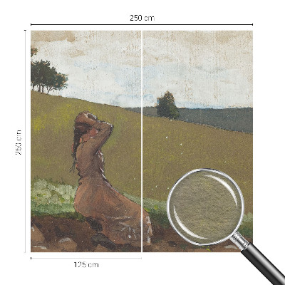 Fototapet la comandă pentru dormitor En stille scene