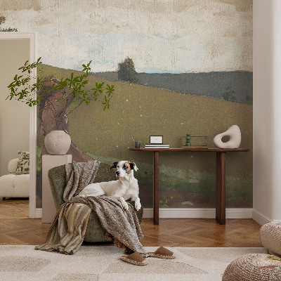 Fototapet la comandă pentru dormitor En stille scene