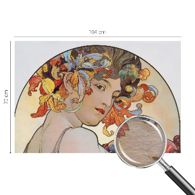 Fototapet Farverig art nouveau