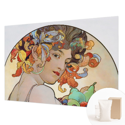 Fototapet Farverig art nouveau