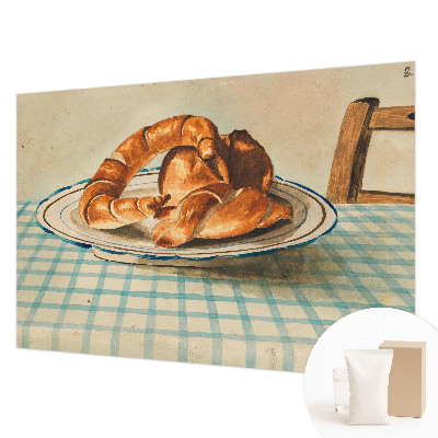 Tapet foto vlies cu motiv de patiserie pentru bucătărie