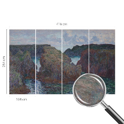 Fototapet vlies pe perete Klippekyst