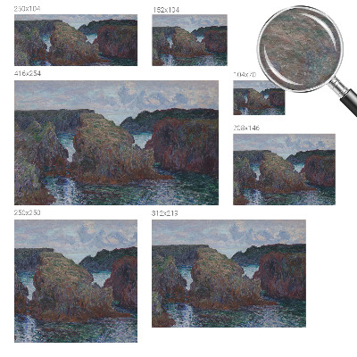 Fototapet vlies pe perete Klippekyst