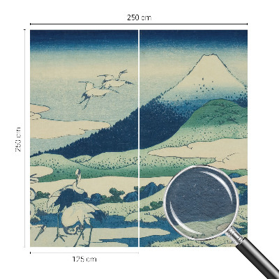 Fototapet vlies pentru copii Kraner og bjerge