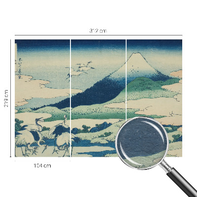 Fototapet vlies pentru copii Kraner og bjerge