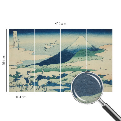 Fototapet vlies pentru copii Kraner og bjerge