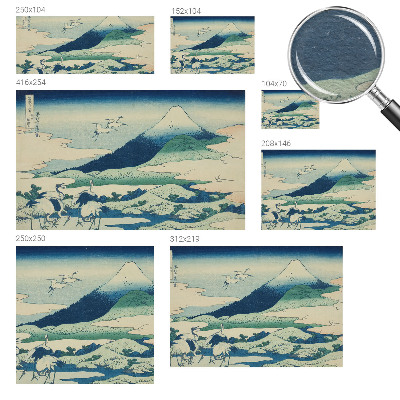 Fototapet vlies pentru copii Kraner og bjerge