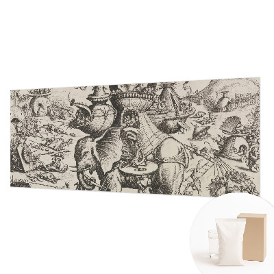 Fototapet pe perete En grotesk kamp