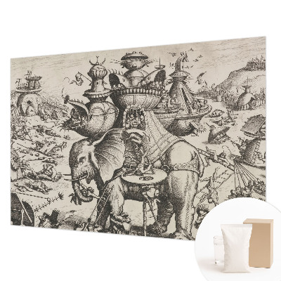 Fototapet pe perete En grotesk kamp