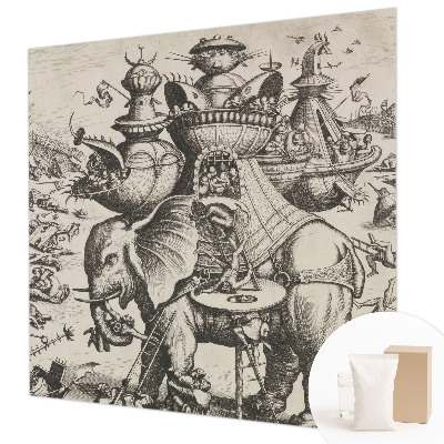 Fototapet pe perete En grotesk kamp