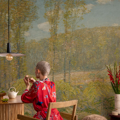 Fototapet modern pentru living Skovlandskab