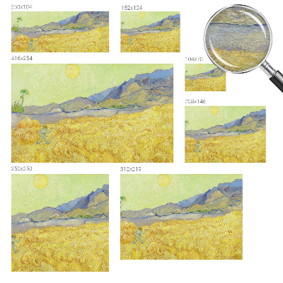 Tapet foto decorativ Hvedemark