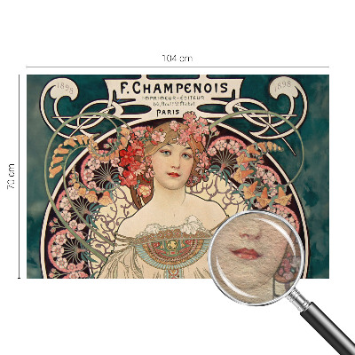 Fototapet modern la comandă Blomstersymmetri