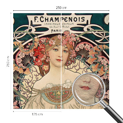 Fototapet modern la comandă Blomstersymmetri