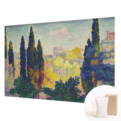 Fototapet la comandă pentru living cu peisaje impresioniste
