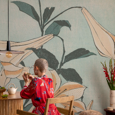 Fototapet Delikate liljer