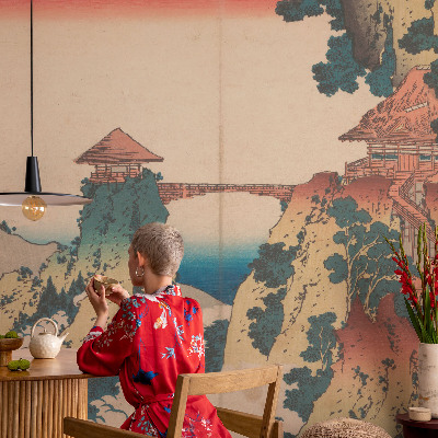 Tapet foto vlies Et malerisk landskab