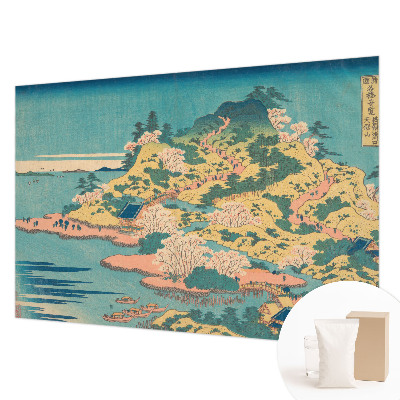 Fototapet vlies pe perete cu peisaj japonez