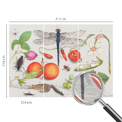 Tapet foto pe vlies Naturillustration