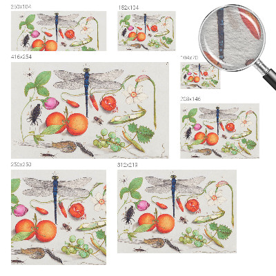 Tapet foto pe vlies Naturillustration