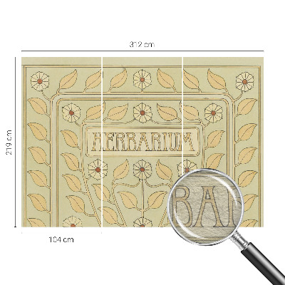 Fototapet vlies pentru living Plantepynt