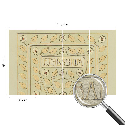 Fototapet vlies pentru living Plantepynt